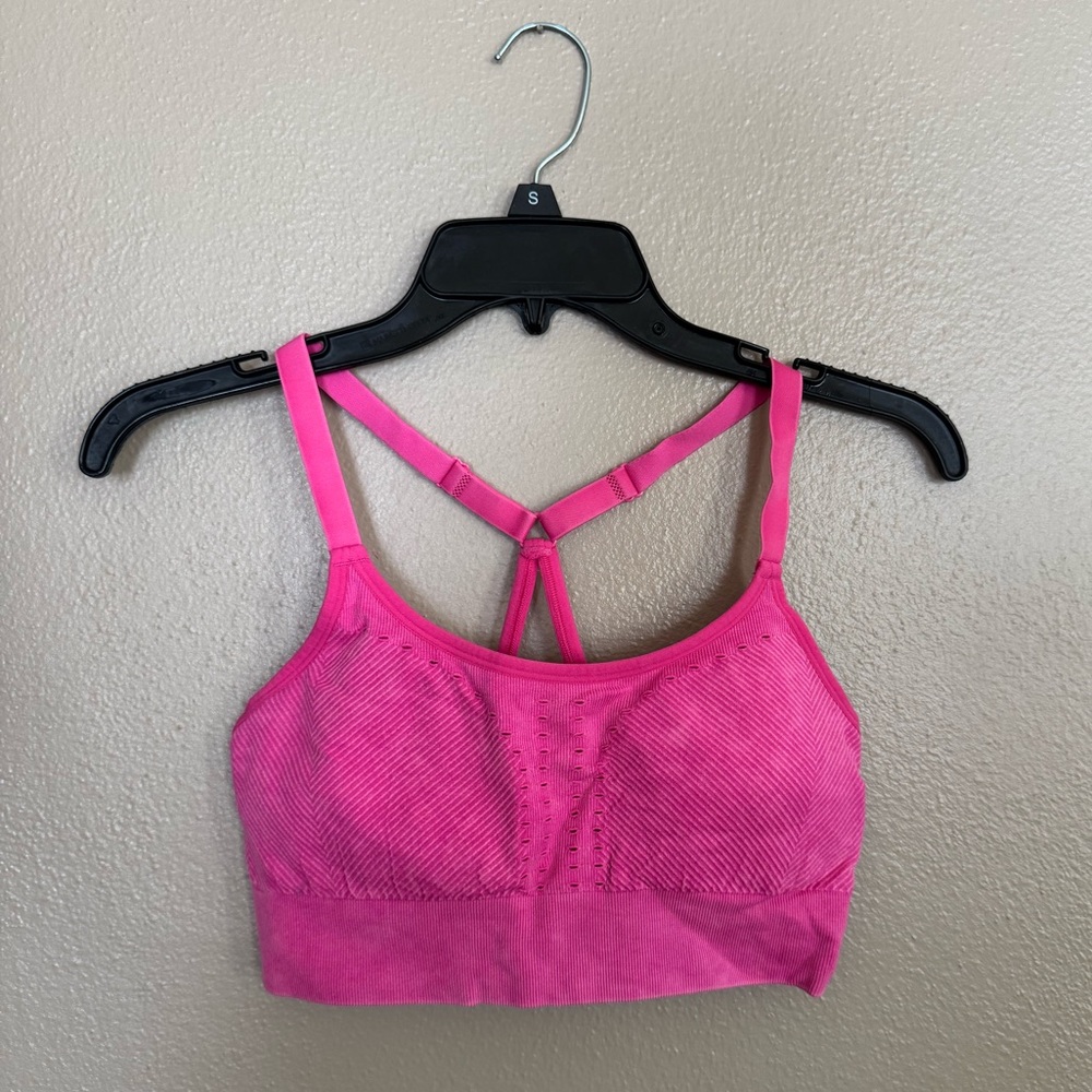 All In Motion L Racer Back Hot Pink Sports Bra